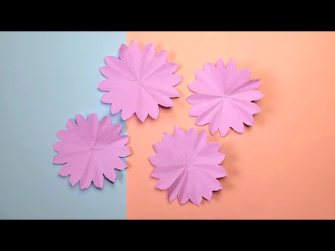Easy paper flower | Diy paper flower | Diy paper crafts | Paoer crafts | Shruti'z