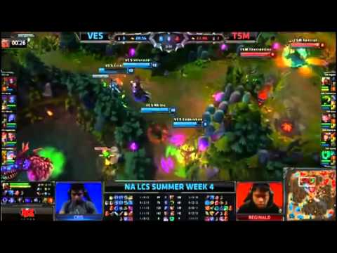 VES VS TSM Dyrus Jayce   Reginald Zed Highlights   NA LCS Week 4 Summer 2013 MUST SEE