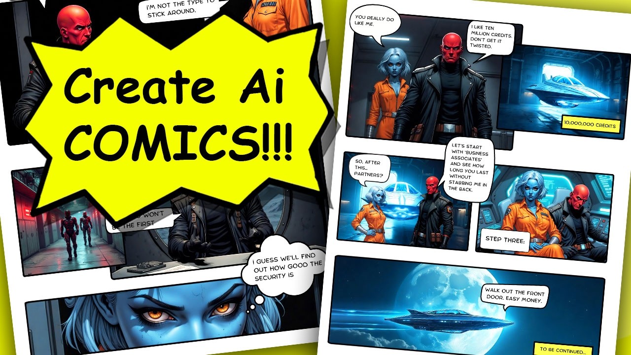 Create Epic Ai Comics with Consistent Characters! - Full Course