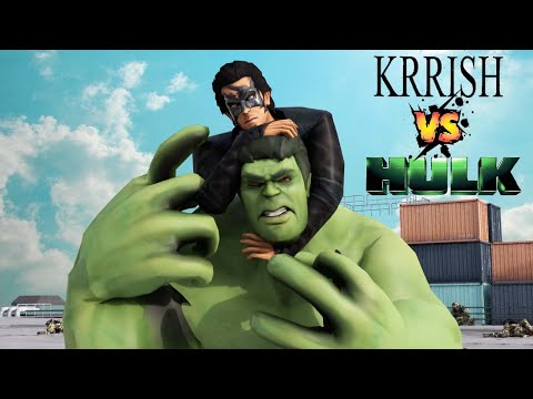 Krrish Vs Hulk (Epic Fight Battle) |FAN MADE| Animated