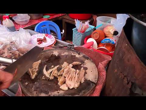 A variety of foods and recipes in Boeung Keng Kang market, Phnom Penh