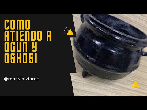 Ogun y Oshosi. como atender estos orishas.