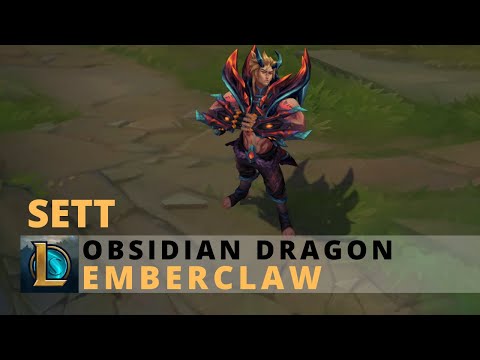 Obsidian Dragon Sett Emberclaw Chroma - League of Legends