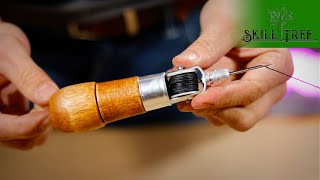 How To Use Sewing Awl On Leather