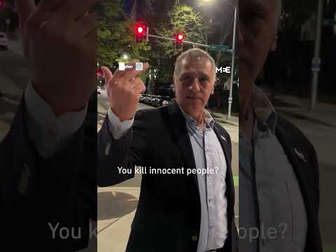 'Want to get killed?': Israeli soldier threatens man on camera in Seattle