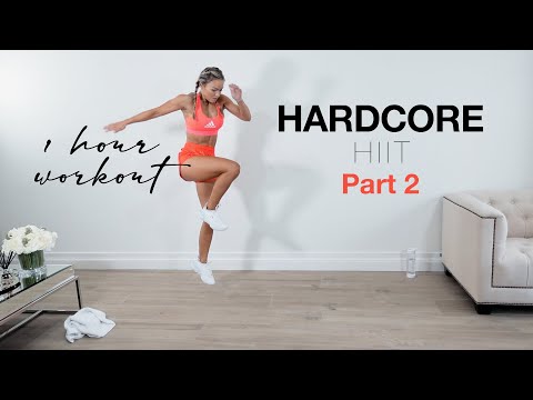 HARDCORE HIIT PART II - Full Body Workout at Home | 1 HOUR
