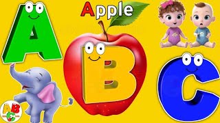 ABC Song | Phonics Song for Toddlers | a for apple | nursery rhymes