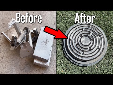 Casting A WORKING Metal Maze From Scrap Aluminum - Make Your 3D Print In Solid Metal
