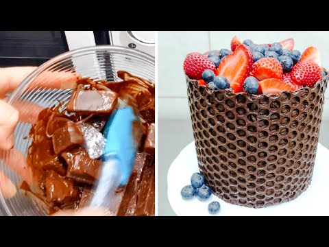 BUBBLE Wrap Chocolate HACK | Simple CHOCOLATE Decoration Cake by CakesStepbyStep