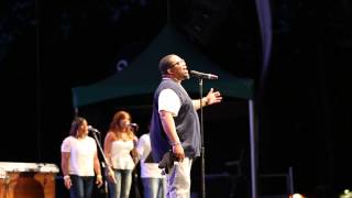Dave Hollister Performing "Spend the Night" at Summerstage 2014