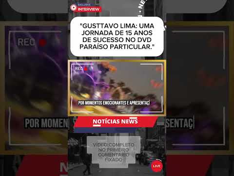 GUSTTAVO LIMA: UMA JORNADA DE 15 ANOS DE SUCESSO NO DVD PARAÍSO PARTICULAR #shorts