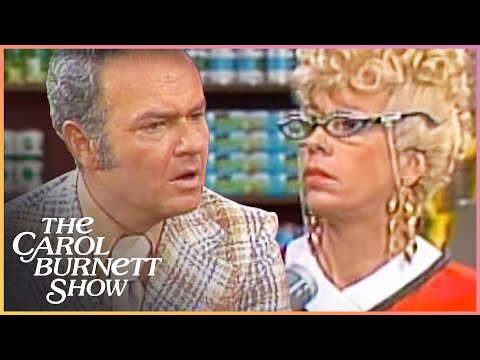 Harvey has the Supermarket Cashier from Hell! | The Carol Burnett Show Clip