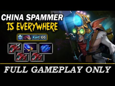 china spammer is EVERYWHERE, PUNISH enemy sidelanes over and over again - Full Gameplay Meepo #316