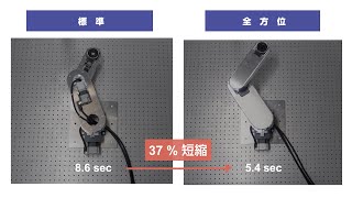 小型ロボットOVR 3軸水平多関節 動作比較