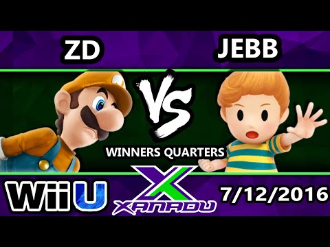S@X 158 - ZD (Luigi) Vs. AOH | JeBB (Lucas) SSB4 Winners Quarters - Smash Wii U - Smash 4