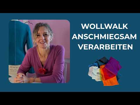 Dicken Wollwalk verarbeiten –  Technik für saubere, flache Nähte