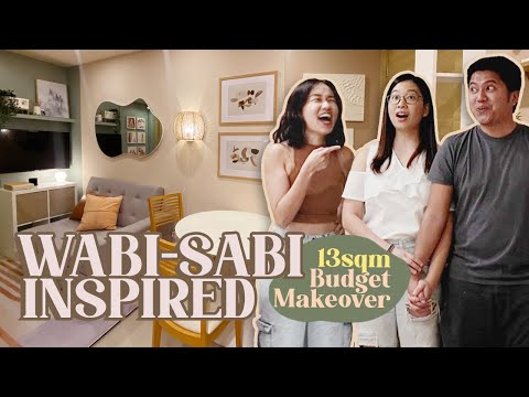 COZY Budget Makeover for a Young Family!????‍????‍???? // 13sqm Wabi-Sabi Condo Transformation♥️// by Elle Uy