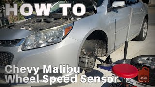 How To - 2015 Chevy Malibu Wheel Speed Sensor