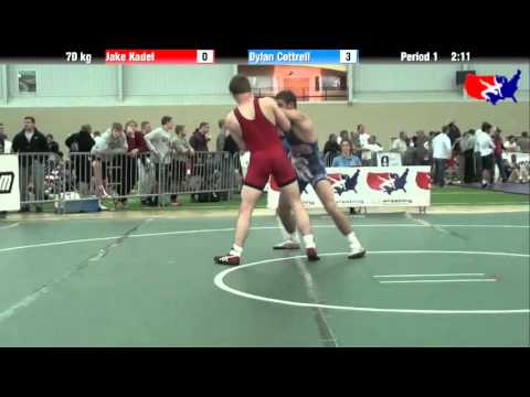 Jake Kadel vs. Dylan Cottrell at 2013 ASICS University Nationals - FS