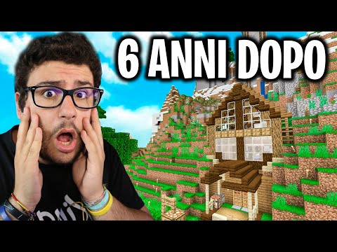 ENTRO NEL MIO PRIMO MONDO DI MINECRAFT DI 6 ANNI FA *ASSURDO*