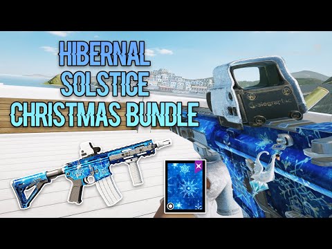 New CHRISTMAS 2021 Weapon Skin, Charm And Attachment Skin - Y6S4 High Calibre - Showcase IN-GAME -R6