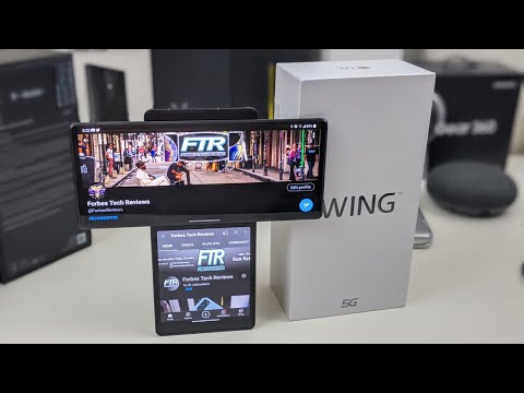 LG WING Aurora Grey Unboxing & First Impressions- Lets WING It