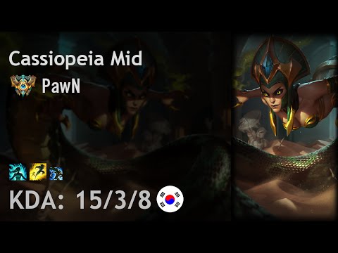 Cassiopeia Mid vs Viktor - PawN - KR Challenger Patch 6.17