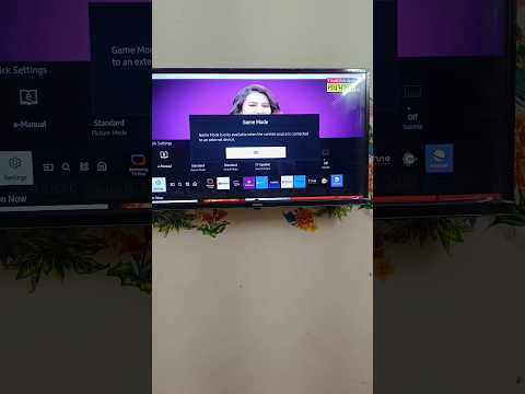 Game Mode Activated: Samsung Smart TV #shorts #gamemode