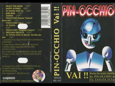 PIN-OCCHIO ‎- VAI!  - ALBUM - 1993 CASSETTE RIP