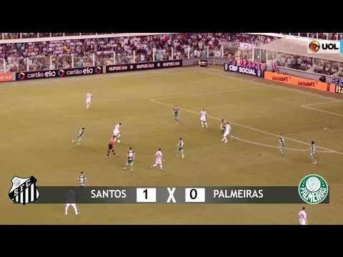 Gols: Santos 1 x 0 Palmeiras