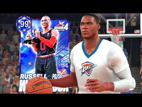 FREE DARK MATTER RUSSELL WESTBROOK GAMEPLAY! THE LEVEL 40 GRIND IS 100% WORTH IT IN NBA 2K26 MyTEAM!