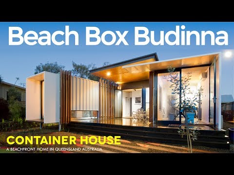 Beach Box Buddina: John Robertson's Modern Container Beachside House by OGE Group Architects