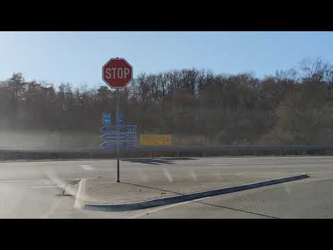Boring Drive 27 February 2021 in Germany Idar-Oberstein Autobahn A62 Xiaomi Mi 10T Pro Video
