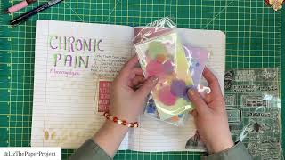 Journal With Me In My Composition Book #journalsay  Haul Pt. 1 | Using Stickers and Stamps