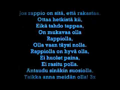 Hassisen kone - Rappiolla