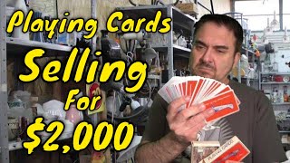 These Old Playing Cards Can Sell For Thousands