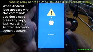 Samsung Galaxy On7 Prime SM-G611M/DS Hard Reset and Soft Reset