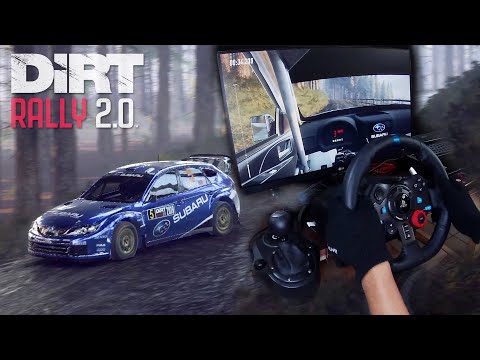 Subaru Impreza - Dirt Rally 2.0 Wales Pant Mawr - Logitech G29 Gameplay