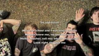 Mad World: Gary Jules and Evergreen Terrace (with lyrics)