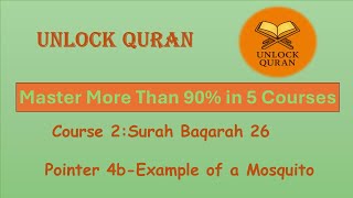 Unlock Qur'an | C-2-27 | Surah Baqarah 26 | P-4b | Example of a Mosquito
