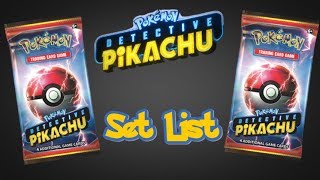 Pokémon Detective Pikachu - Card Set List