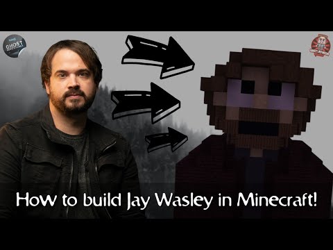 How to Build Jay Wasley from Ghost Adventures in Minecraft!!