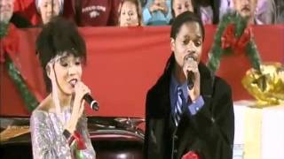 Judith Hill and Landau Eugene Murphy at the Hollywood Christmas Parade