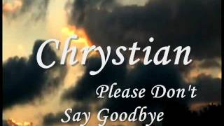 Christian Don&#39;t Say Goodbye - Alves Junior Por Favor Não Diga Adeus