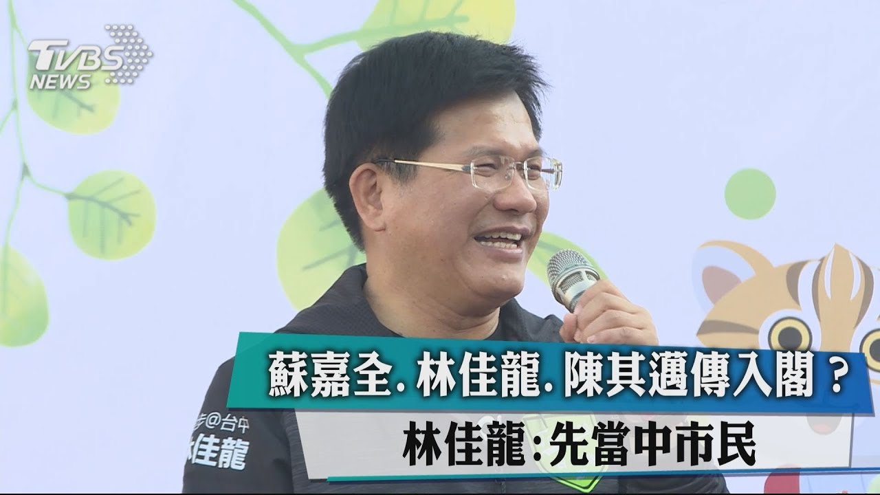 蘇嘉全、林佳龍、陳其邁傳入閣? 林佳龍:先當中市民