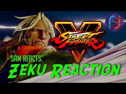 SAM REACTS: Zeku Reveal - Street Fighter V (Strider in SFV!?!?)