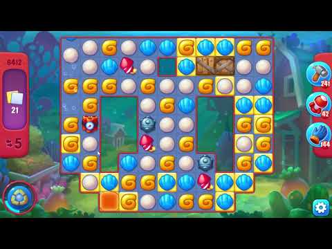 Fishdom 6412 Hard Level - 12 moves - NO BooSTERS