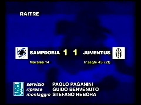 1997-98 (4a - 27-09-1997) Sampdoria-Juventus 1-1 [Morales,F.Inzaghi] Servizio D.S.Rai3