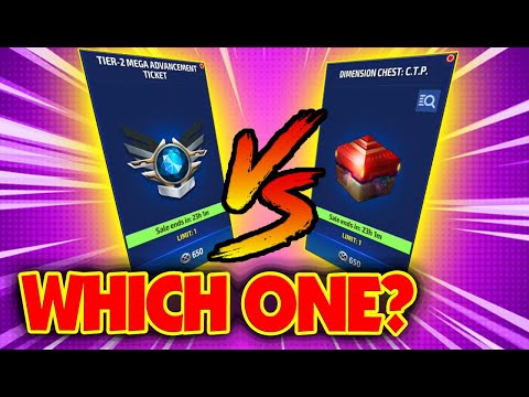CTP Chest Vs Mega T-2 Ticket Which One Will You Choose? - MARVEL Future Fight