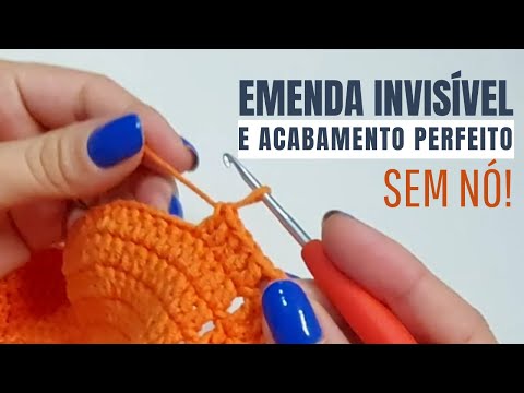 Acabou a Linha do Crochê no Meio do Trabalho | Emenda de Fio Perfeita
